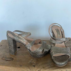 Prezioso (Made in Italy) high heels leather Sandals  - size EU (IT) 37 -…